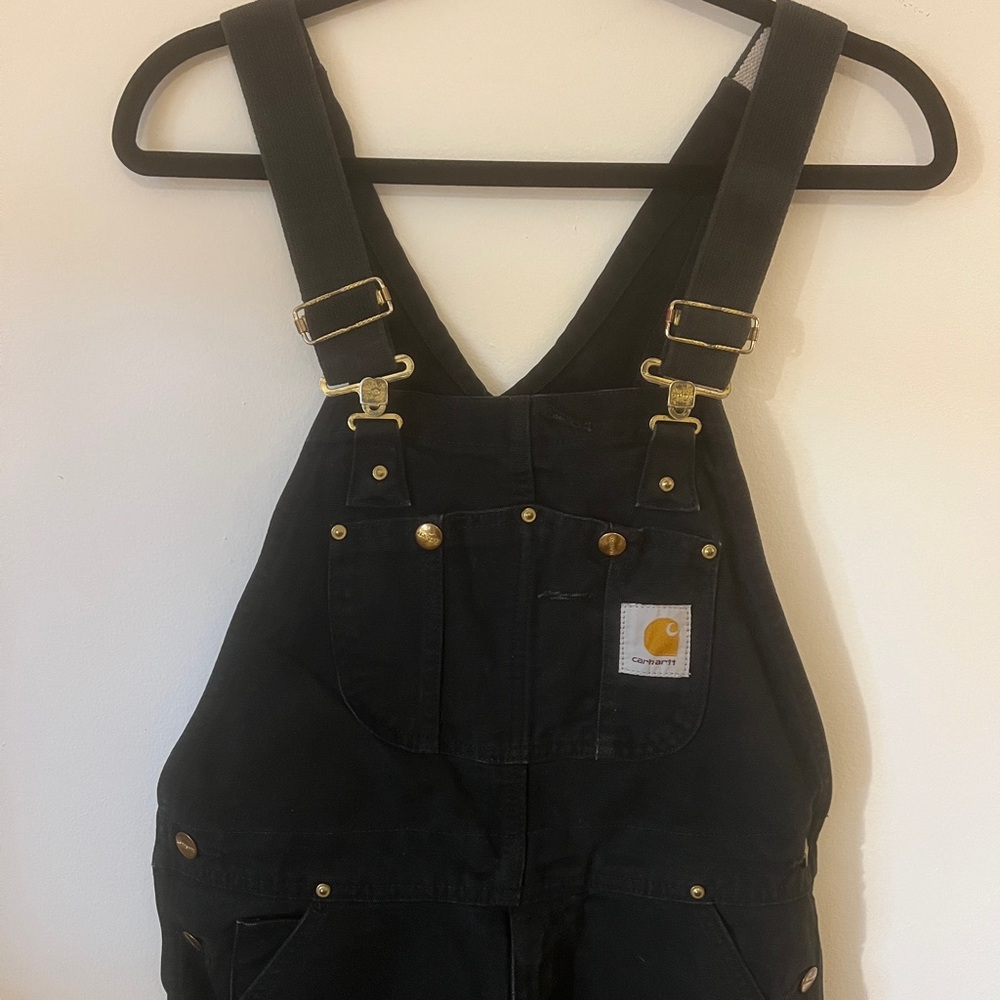 Iconic Black Carhartt Overalls